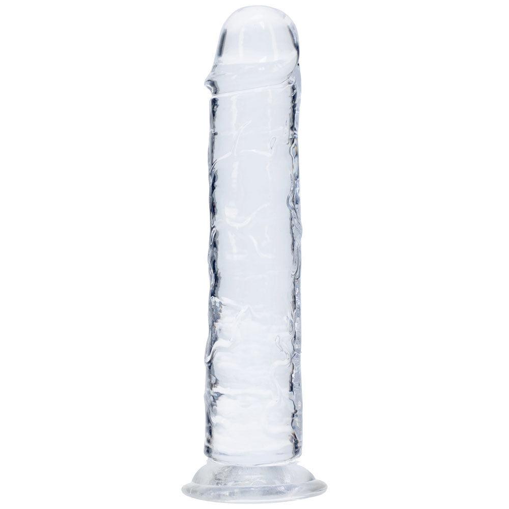 Realrock Crystal Clear Dildo – Suction Cup Base 5 Inch > Dildos > Slim Dildos
