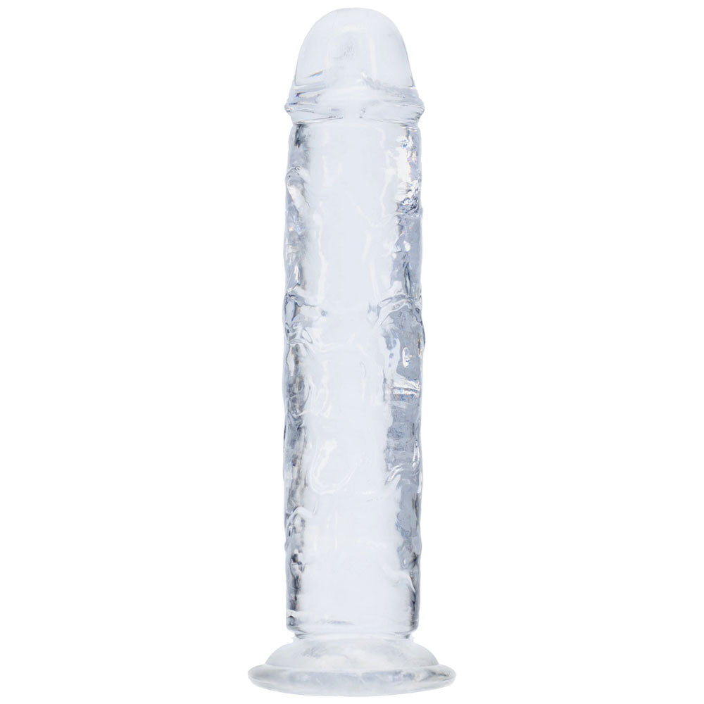 Realrock Crystal Clear Dildo – Suction Cup Base 5 Inch > Dildos > Slim Dildos