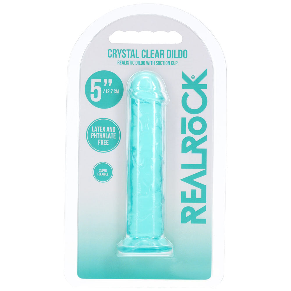 Realrock Crystal Clear – Streamlined Suction Cup Dildo DONGS