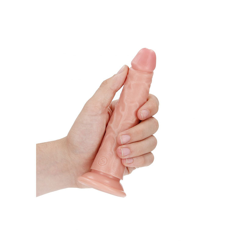REALROCK Realistic Slim Dildo 15.5 cm Curved Veined Silicone Dildo > Dildos > Slim Dildos