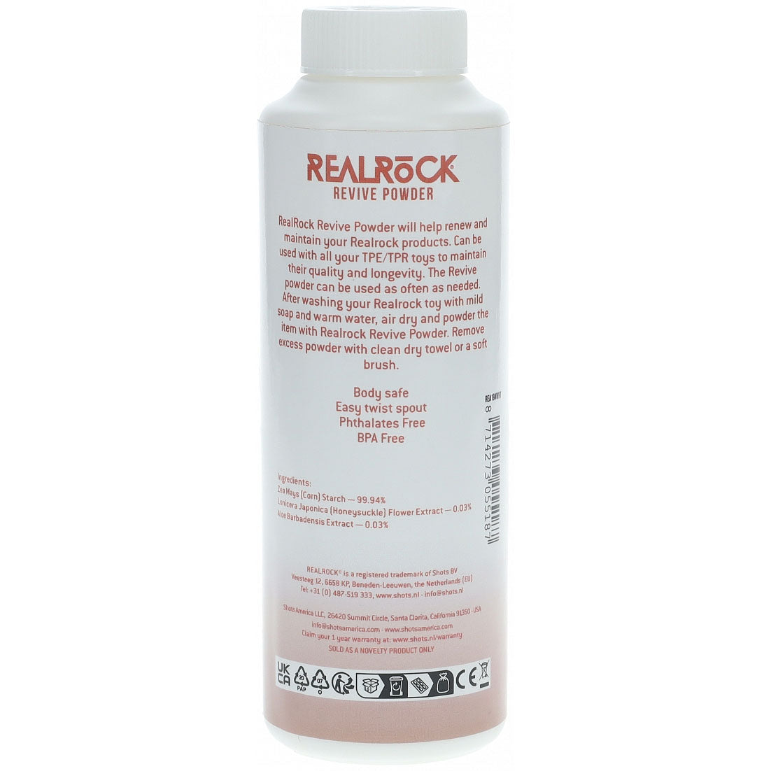 REALROCK Revive Reviving Powder 114 Grams – Maintenance Powder for TPE Toys Secondary image