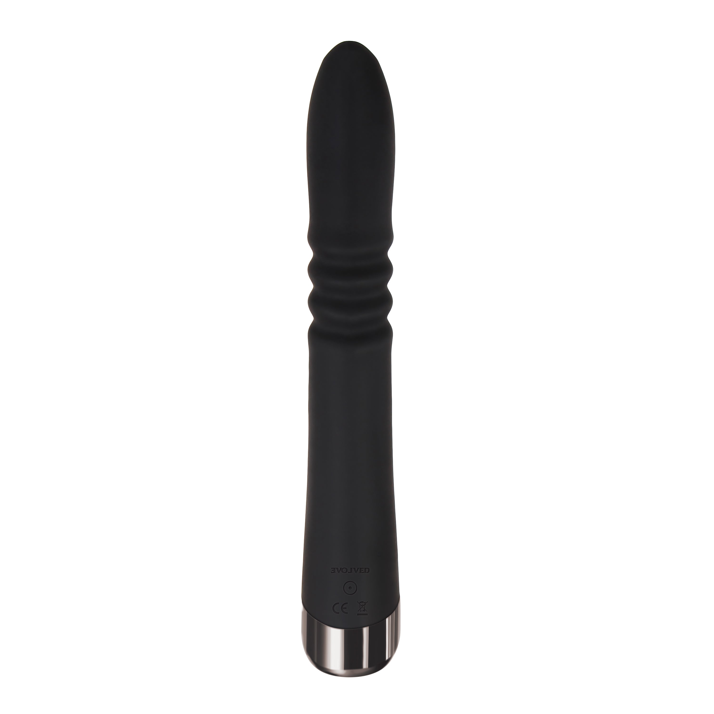 Evolved Rapid Rabbit 25.4 cm Thrusting Vibrator Black > Vibrators > Ladies > Rabbit Multi