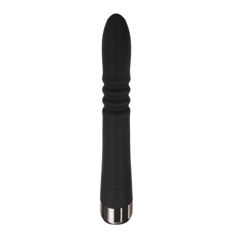 Evolved Rapid Rabbit 25.4 cm Thrusting Vibrator Black > Vibrators > Ladies > Rabbit Multi