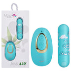 Maia JESSI 420 Remote 7.6 cm Bullet Vibrator Blue > Vibrators > Mini Vibrators