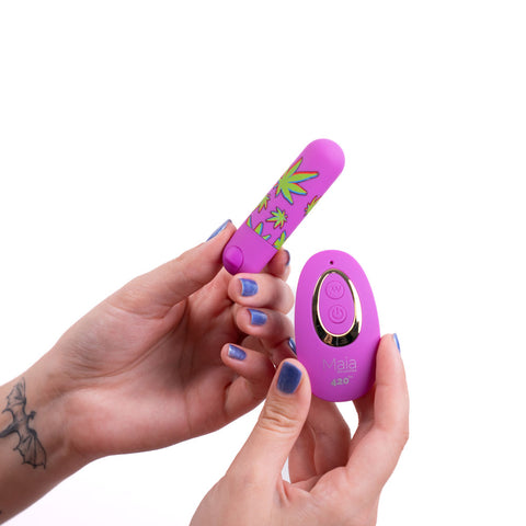Maia JESSI 420 Remote 7.6 cm Bullet with Wireless Remote > Vibrators > Mini Vibrators