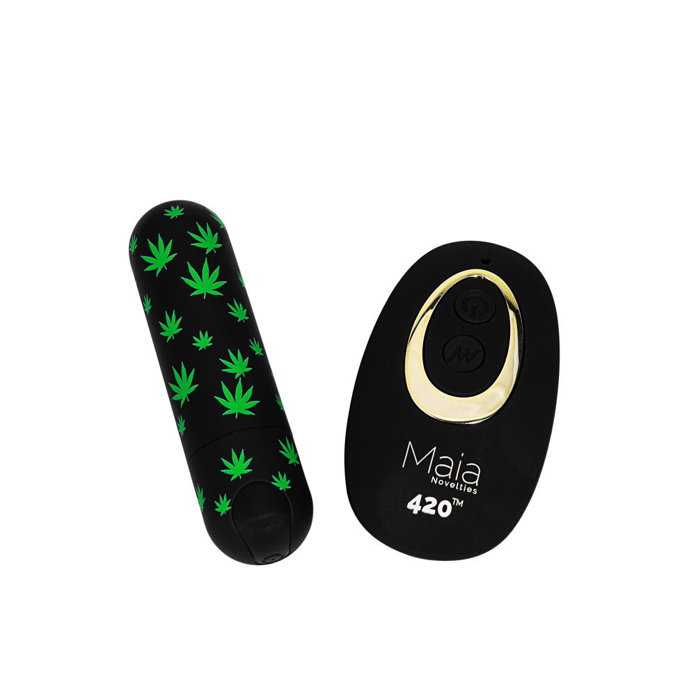 Maia Date Night 420 Panty Vibe - S/M with USB Bullet & Remote BULLETS & EGGS