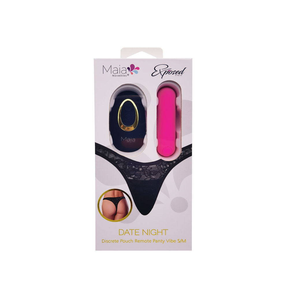 Maia Date Night Panty Vibe L/XL with Pink Bullet & Remote > Sex Toys For Ladies > Panty Vibes