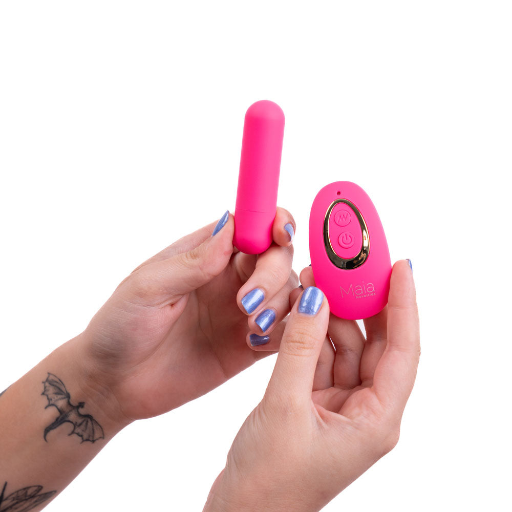 Maia JESSI Remote 7.6 cm USB Rechargeable Bullet with Remote Control BULLETS