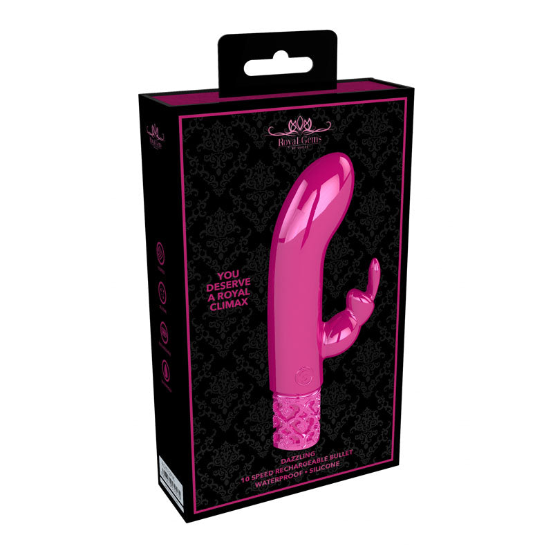 ROYAL GEMS Dazzling 12 cm Silicone Bullet Pleasure > Vibrators > Mini Vibrators