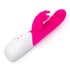 Rabbit Essentials Clitoral Suction Rabbit Vibrator Hot Pink with Body-Safe Silicone and Satin Storage Bag > Vibrators > Ladies > Rabbit Multi