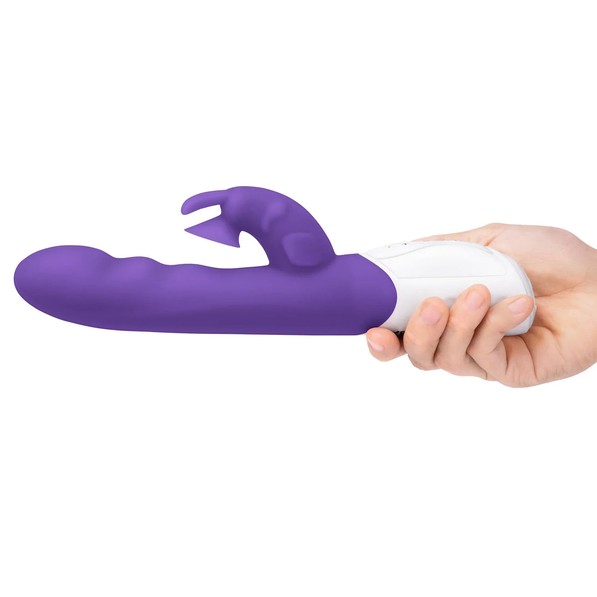 Rabbit Essentials Clitoral Suction Rabbit Vibrator - Purple