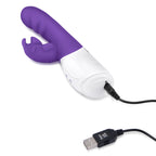 Rabbit Essentials Clitoral Suction Rabbit Vibrator - Purple