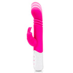 Rabbit Essentials Slim Shaft Thrusting G-Spot Rabbit Vibrator with Satin Storage Bag Pink > Vibrators > Ladies > Rabbit Multi