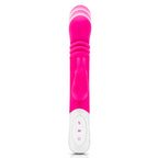 Rabbit Essentials Slim Shaft Thrusting G-Spot Rabbit Vibrator with Satin Storage Bag > Vibrators > Ladies > Rabbit Multi
