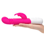 Rabbit Essentials Slim Shaft Thrusting G-Spot Rabbit Vibrator with Satin Storage Bag > Vibrators > Ladies > Rabbit Multi
