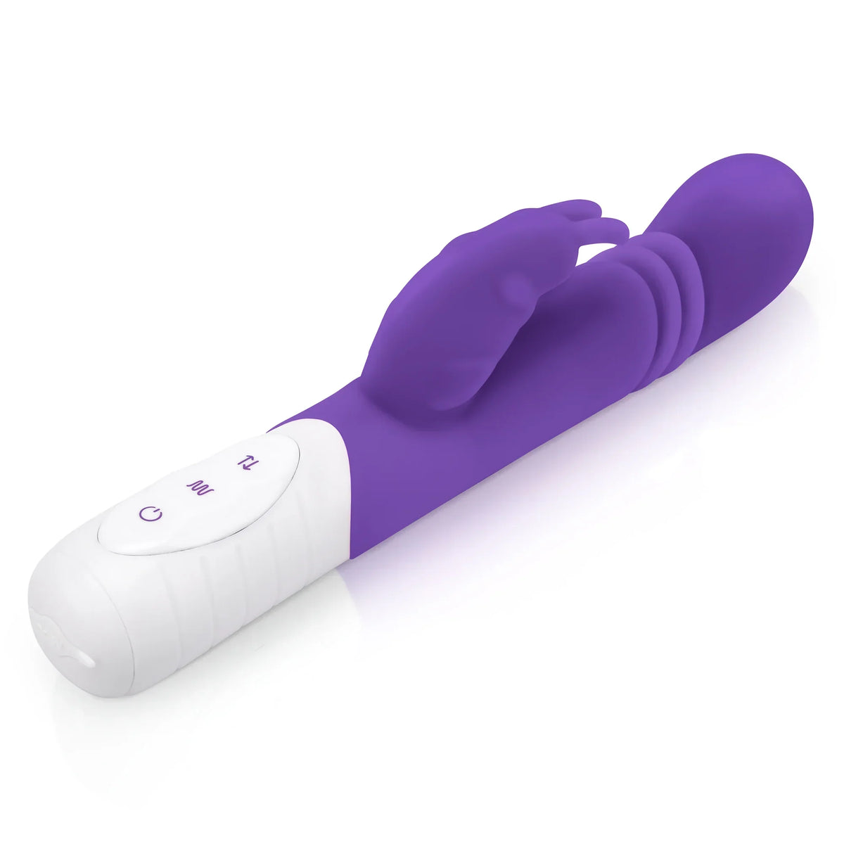 Rabbit Essentials Slim Shaft Thrusting G-Spot Rabbit Vibrator with Satin Storage Bag > Vibrators > Ladies > Rabbit Multi