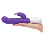 Rabbit Essentials Slim Shaft Thrusting G-Spot Rabbit Vibrator with Satin Storage Bag > Vibrators > Ladies > Rabbit Multi