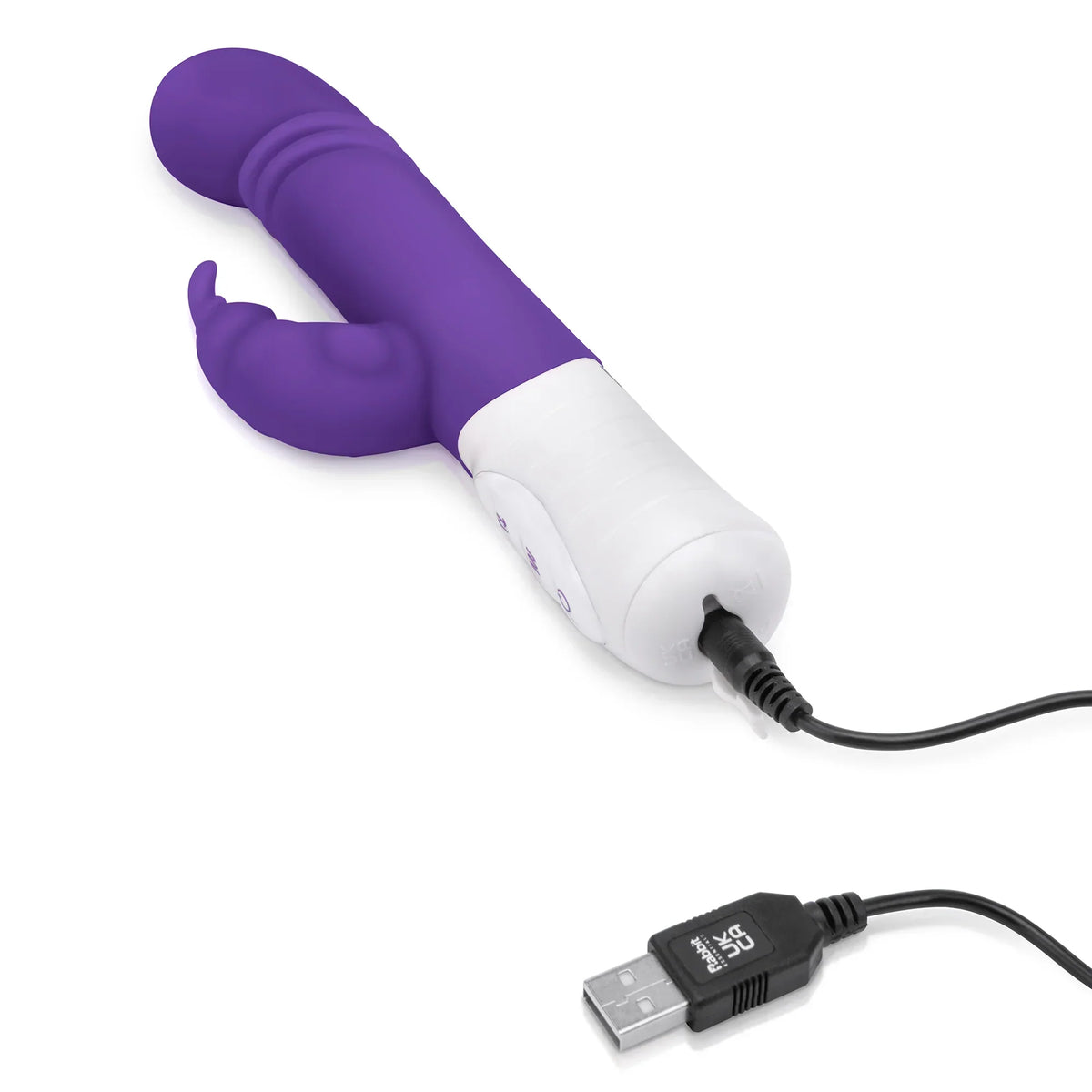 Rabbit Essentials Slim Shaft Thrusting G-Spot Rabbit Vibrator with Satin Storage Bag > Vibrators > Ladies > Rabbit Multi
