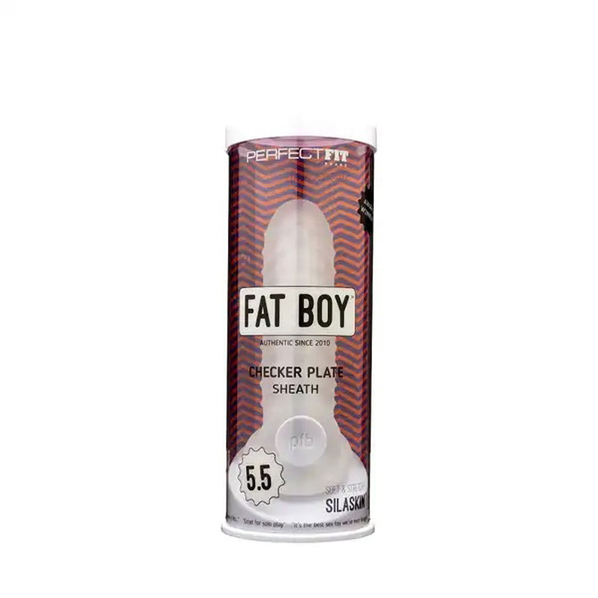 Fat Boy Checker Plate Sheath – Industrial Diamond Plate Texture 5.5 Inch Penis Sleeve > Sex Toys For Men > Penis Sleeves