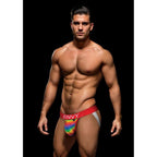 Rainbow Pride Jock Red Comfortable Open Back Design > Clothes > Jockstraps