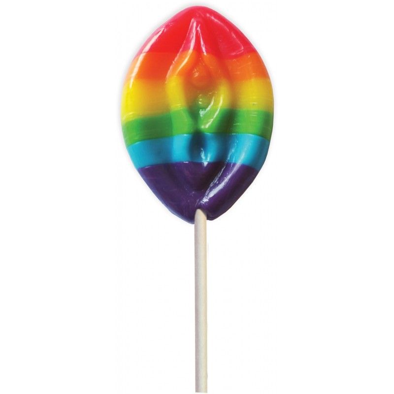 Rainbow Pussy Pop – Multi-Flavored Erotic Candy Lollipop Secondary image
