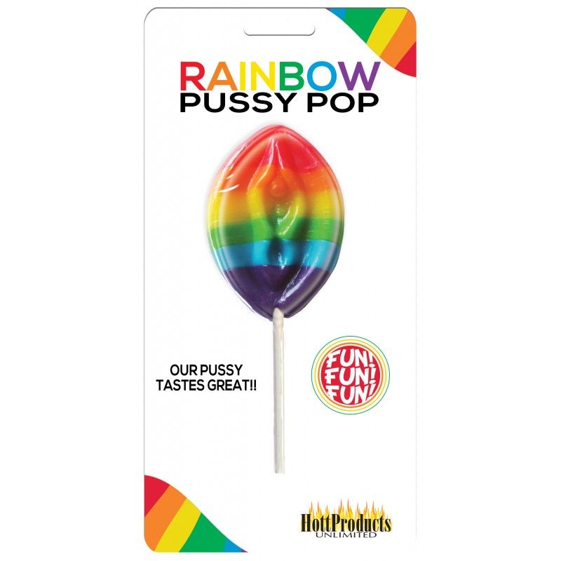 Rainbow Pussy Pop – Multi-Flavored Erotic Candy Lollipop > Novelties > Candy & Edible Items Main image