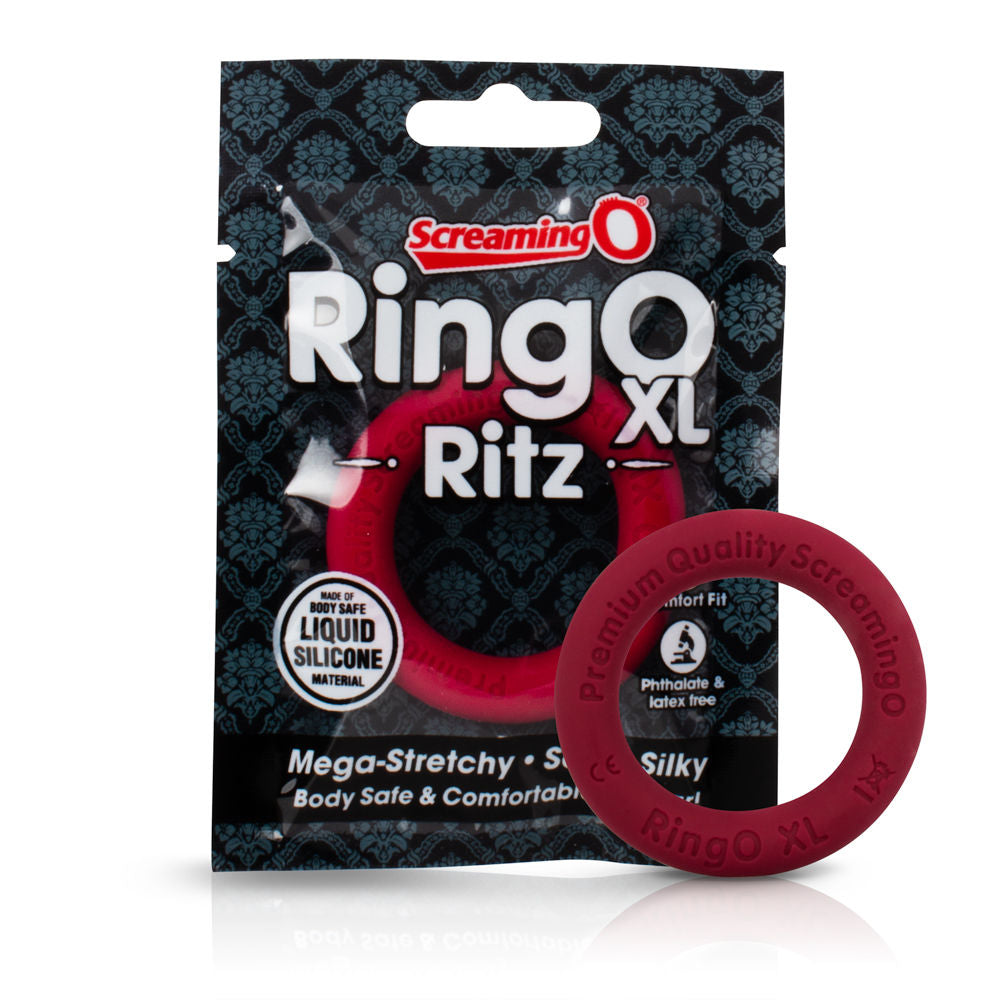 RingO Ritz XL (Black) Cockring > Cock Ring > Single