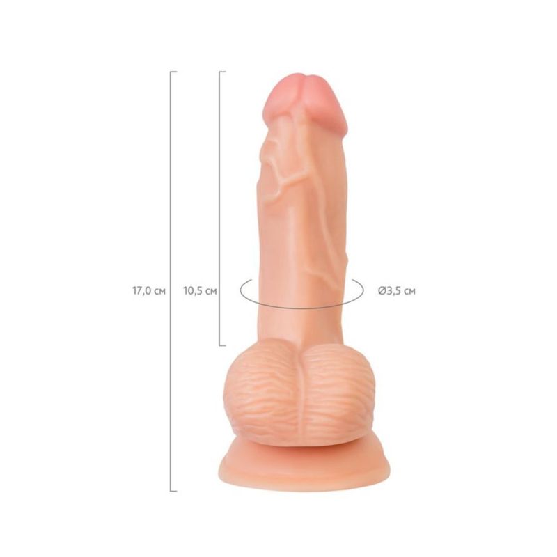 RealStick Nude Dildo Rolo - Realistic Flesh Color Design Dongs Realistic