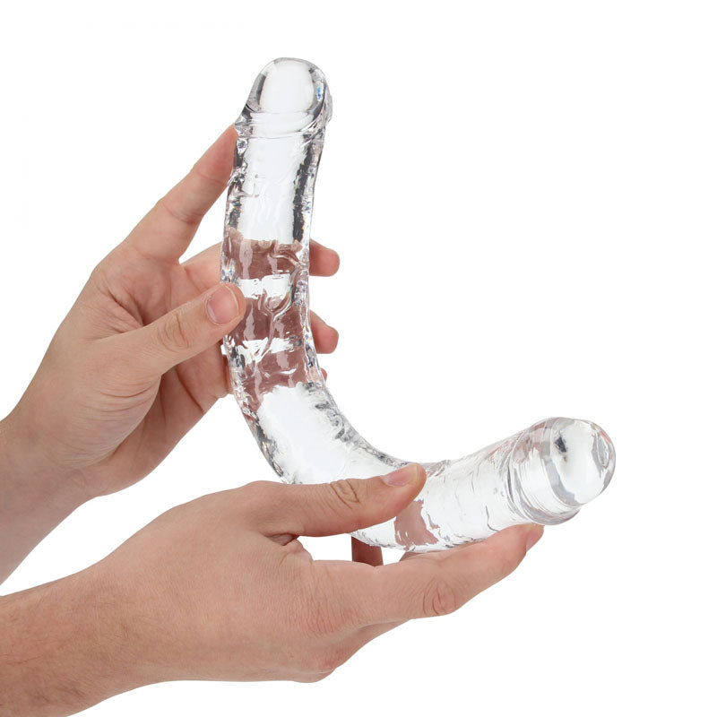 Realrock 34 Centimeter Double Dong Clear 14 Inch Double Ended Dildo Double Dongs