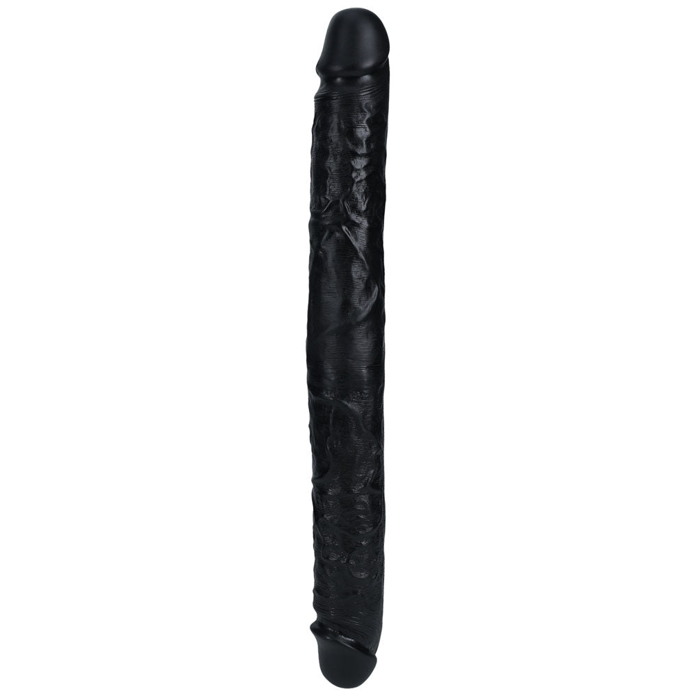 Realrock 40cm Thick Double Dildo Black Double Dongs