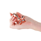 Rear Assets Clover Metallic Butt Plug 9.2 cm Rose Gold > Anal Range > Butt Plugs