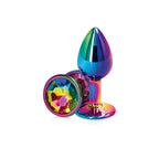 Rear Assets Round Jewel Metal Butt Plug > Anal Range > Jewel Butt Plugs