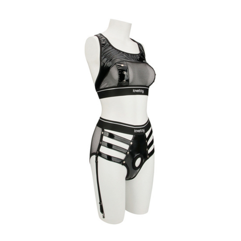Rebellion Reign Iconic Harness Strap On Set Medium Large STRAP-ONS