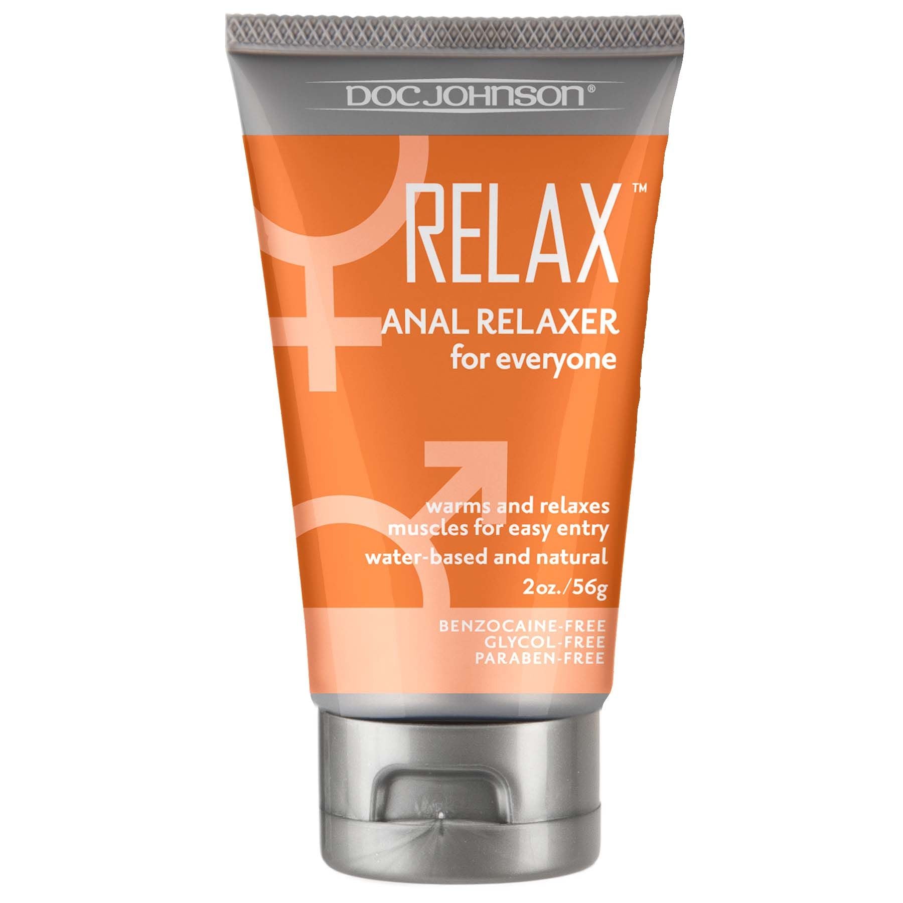 Doc Johnson Relax Anal Relaxer Water-Based Lubricant 2 Oz Muscle-Relaxing Formula > Lube > Anal Main image