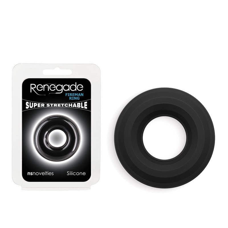 Renegade Fireman Ring - Small - Silicone Comfort Fit - Super Stretch > Cock Ring > Single