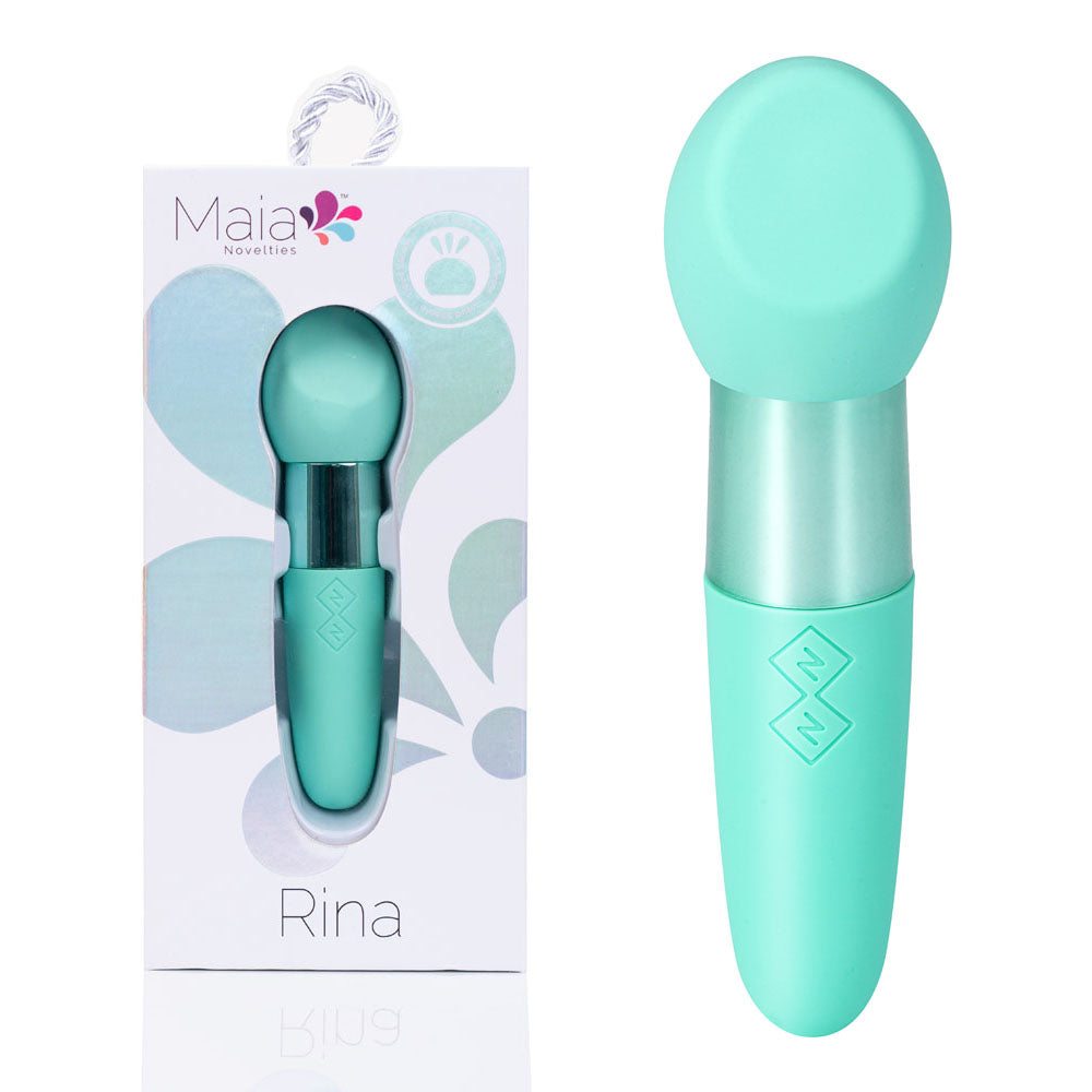 Rina Dual Motor Vibrator - Teal, 13 cm > Sex Toys > Mini Massagers Main image