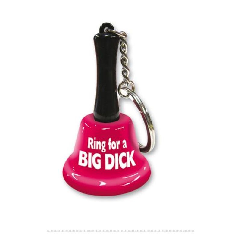 Ring For A Big Dick Mini Bell Keychain – Novelty Keychain Accessory Secondary image