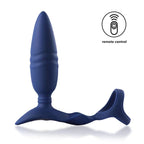 Ring and Rear Dual Thrusting Anal Probe with Cockring and Remote > Anal Range > Prostate Plugs