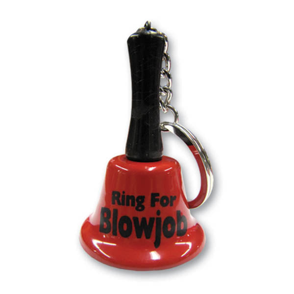 Ring for Blow Job Mini Bell Keychain Adult Novelty Toy Gag Gifts & Novelties