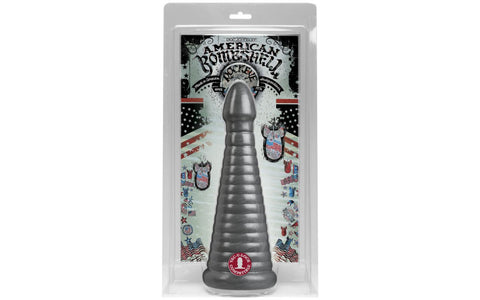 Rockeye 11 Inch Anal Dildo Gun Metal Dongs Big