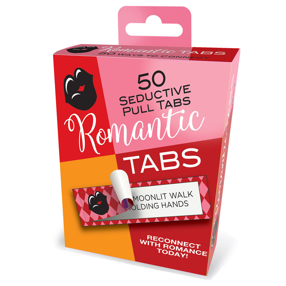Romantic Tabs Set of 50 Suggestions for Couples Connection and Fun Games