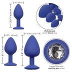 Cheeky Gems – Anal Training Kit with Three Graduated Anal Plugs > Anal Range > Butt Plug Kits