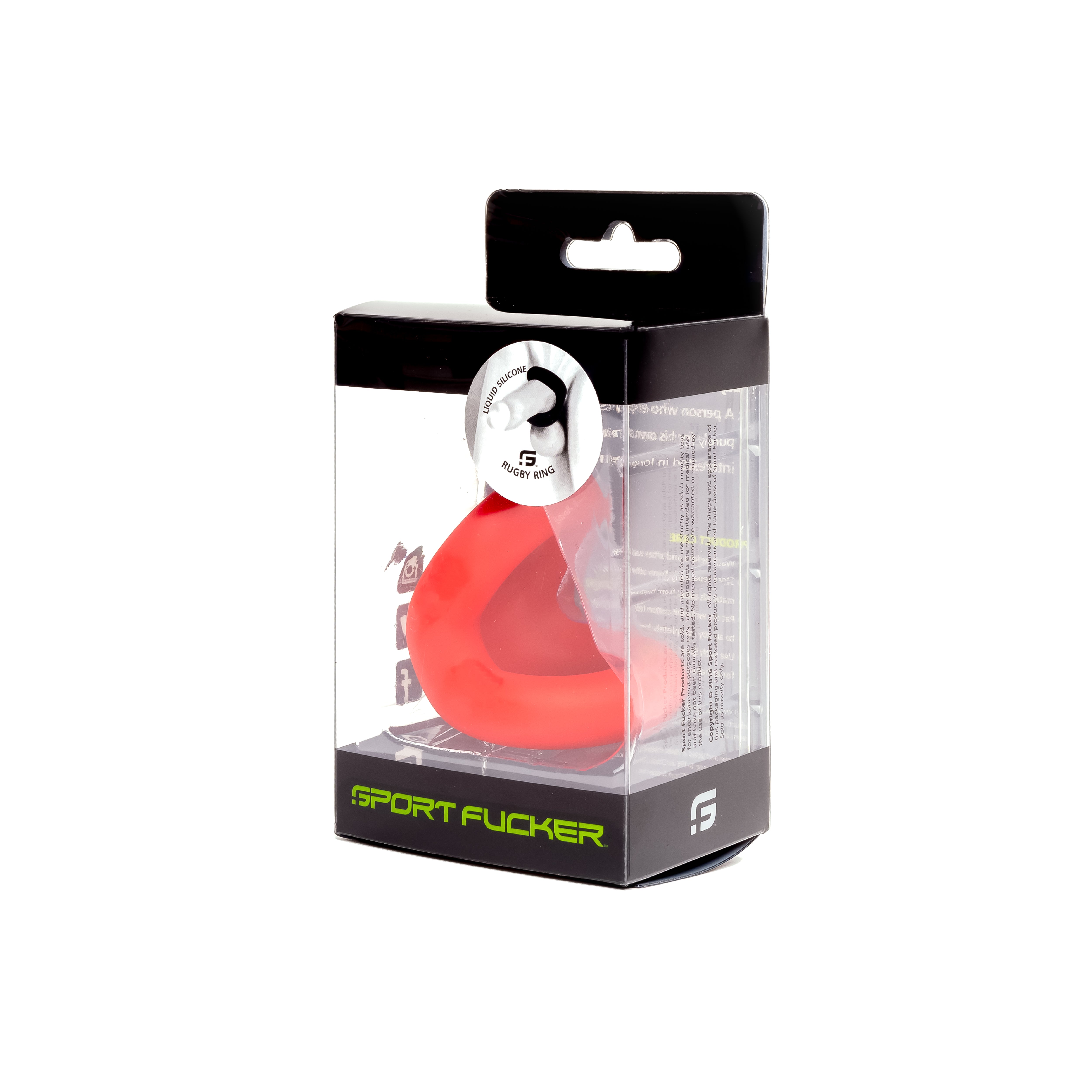 Rugby Ring By Sport Fucker Red Comfortable Width Cock Ring COCK RINGS Sling
