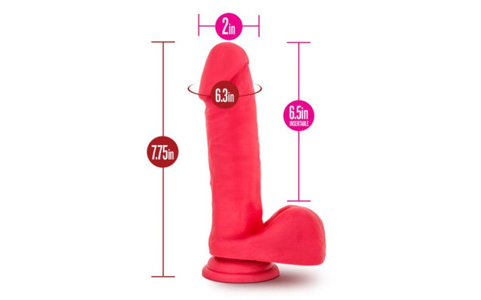 Ruse Big Poppa Cerise Dildo 6.6 Inch Insertable Length > Dildos > Realistic Dildos