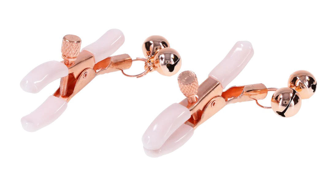 Peaches N Creame Bell (Pink) – Adjustable Nipple Clamps > Sex Toys > Nipple Clamps