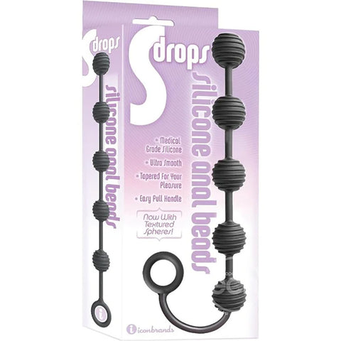 S Drops Silicone Anal Beads - Extra Long Anal Beads for Pleasure > Anal Range > Anal Beads