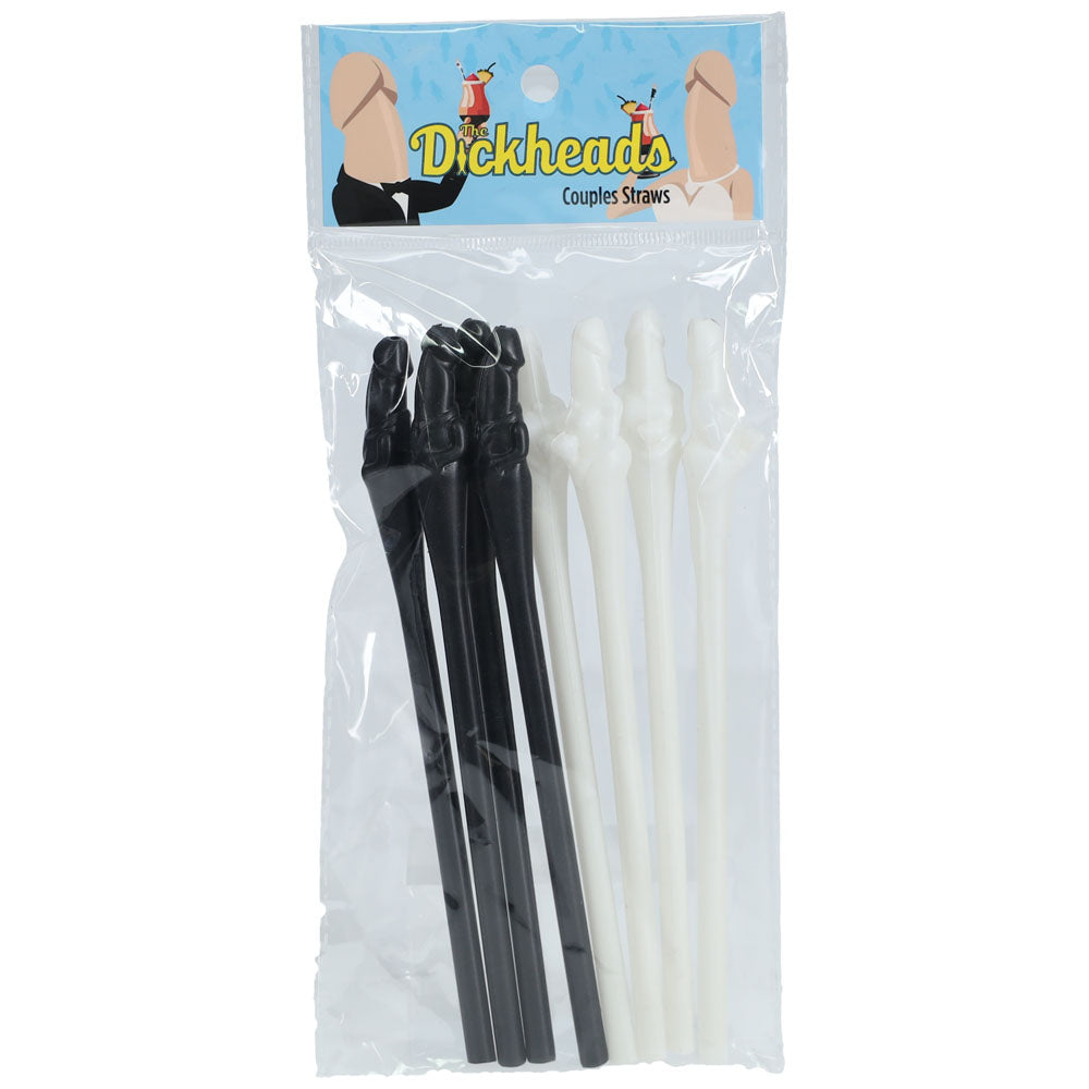 S-Line The Dickheads (Black/White) – Couples Straws > Novelties > Party Supplies