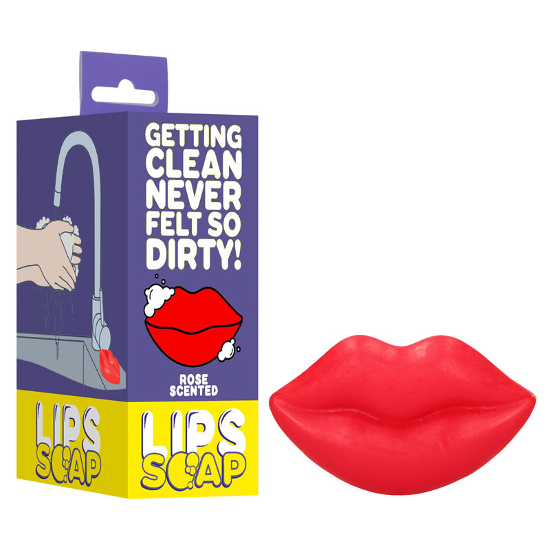 S-Line Kiss Soap Rose Scented Adult Novelty Soap Red Novelty Soap