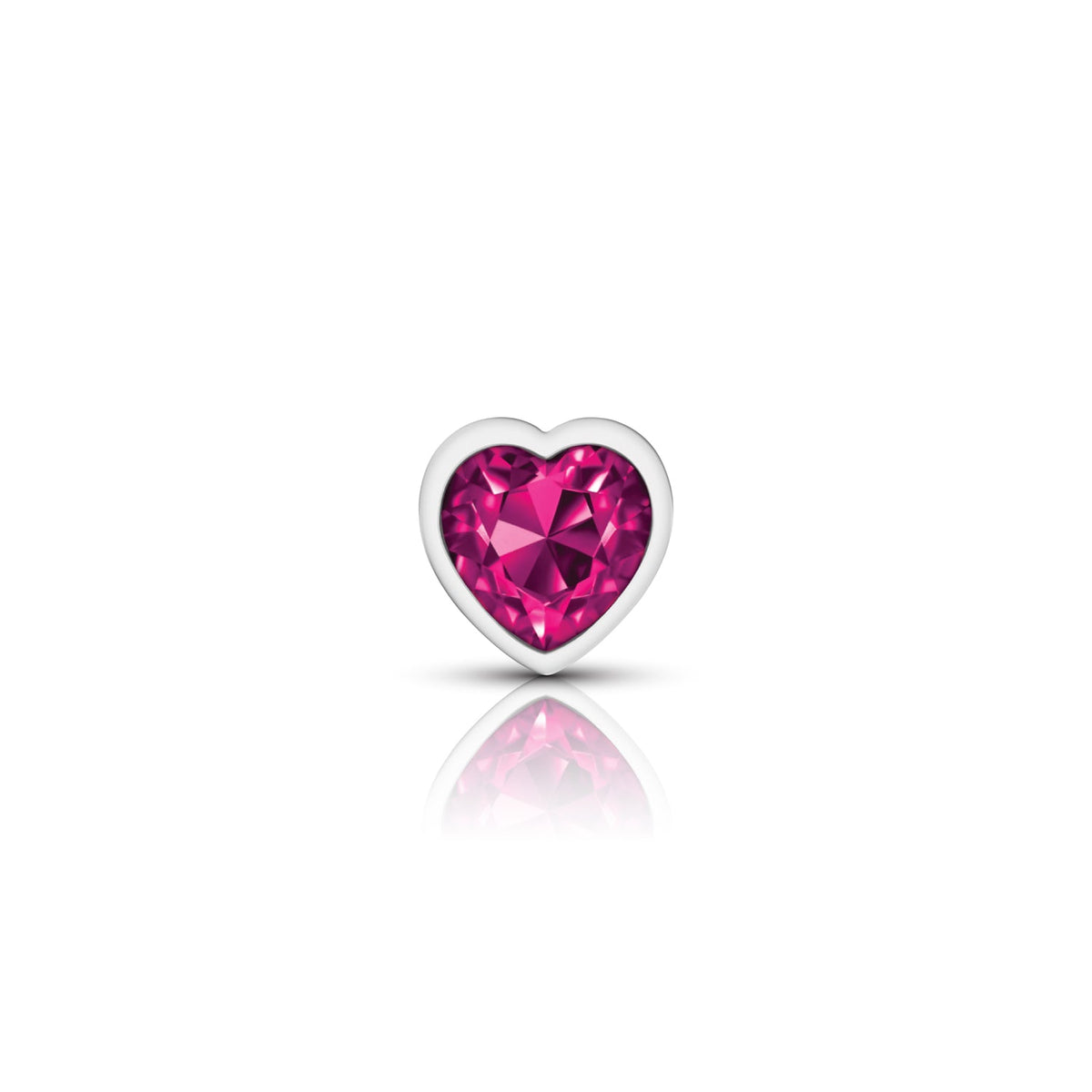 Cheeky Charms Heart Jewel Butt Plug