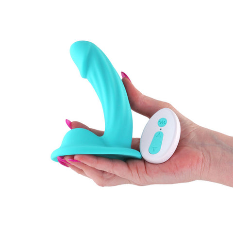 Colours Curve (Pink| Purple| Teal) – Waterproof Vibrating Dildo Dildos & Dongs